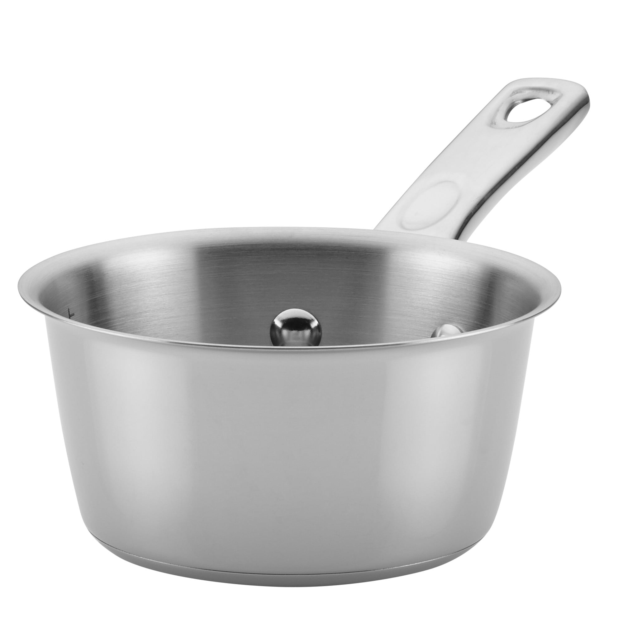 Ayesha Home Collection Stainless Steel Saucepan, 1 Quart