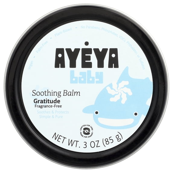 Ayeya Baby, Soothing Balm, Fragrance-Free, 3 oz (85 g)