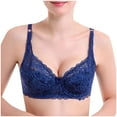 thumbnail image 1 of Ayfxijin Bras for Women No Underwire,Fashion Comfortable Woman's Lace Strap Wrap Plus Size Bra, 1 of 2