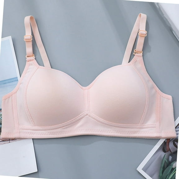 Ayfxijin Bras for Women No Underwire,Girls Bra Thin Style Small Chest Push Up No Steel Ring Underwear Bra