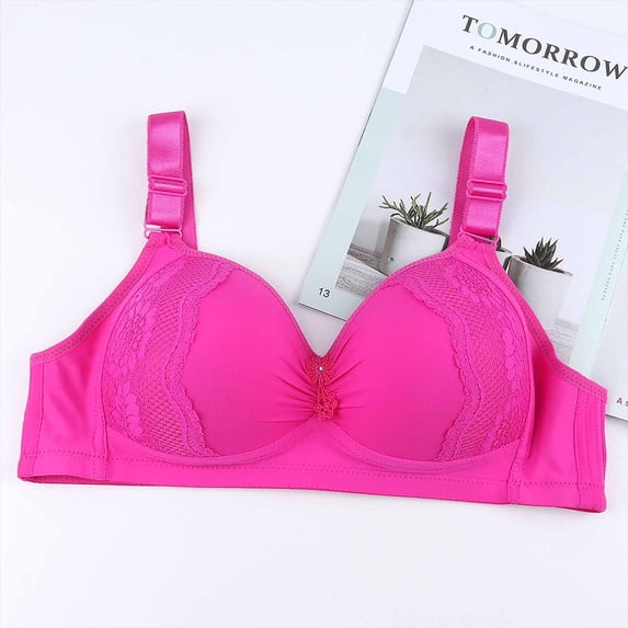 Ayfxijin Bras for Women No Underwire,Ladies Traceless No Steel Ring Vest Breathable Gathering Bra Woman Underwear