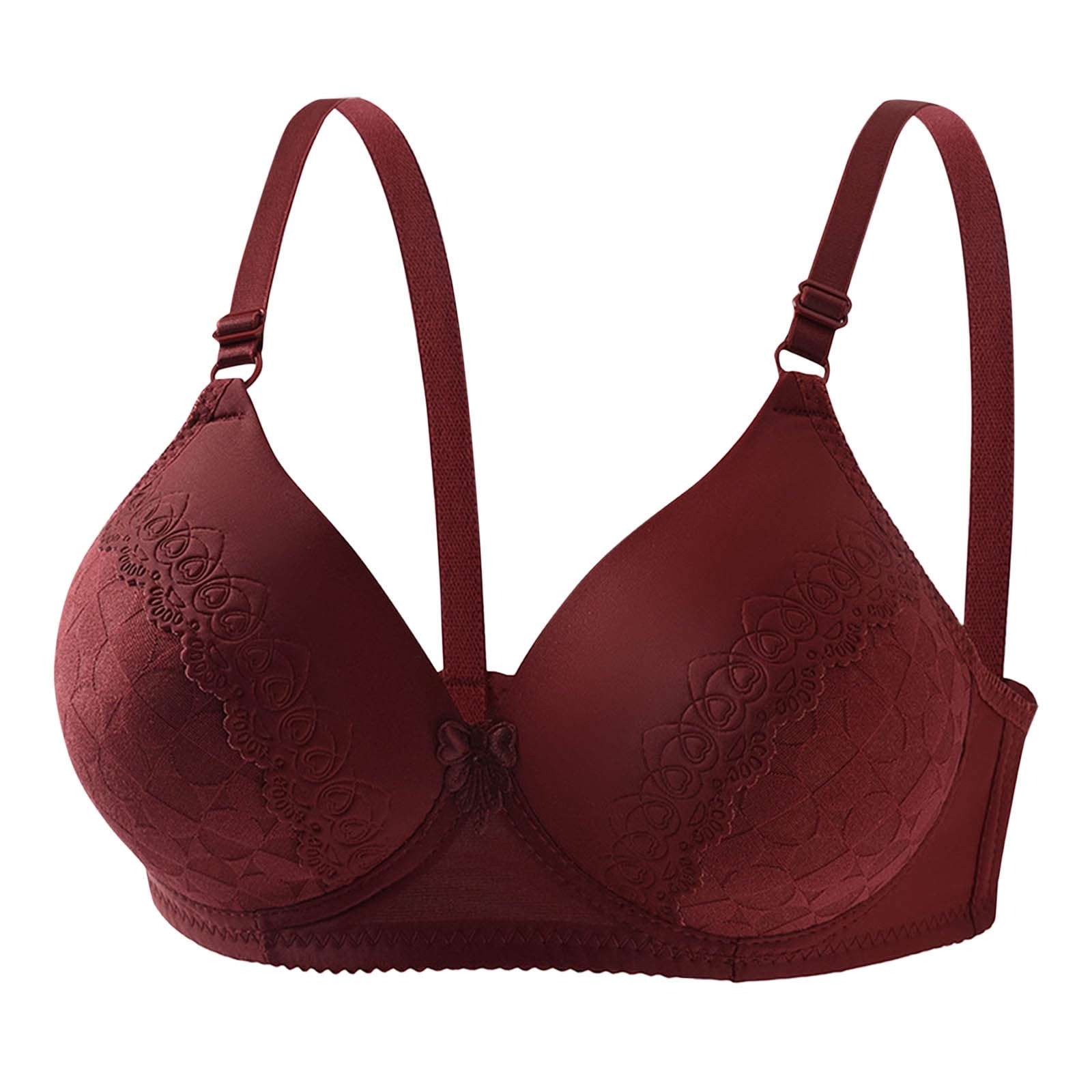 Ayfxijin Bras for Women No Underwire,Woman's Knurling Back Buckle Thin ...
