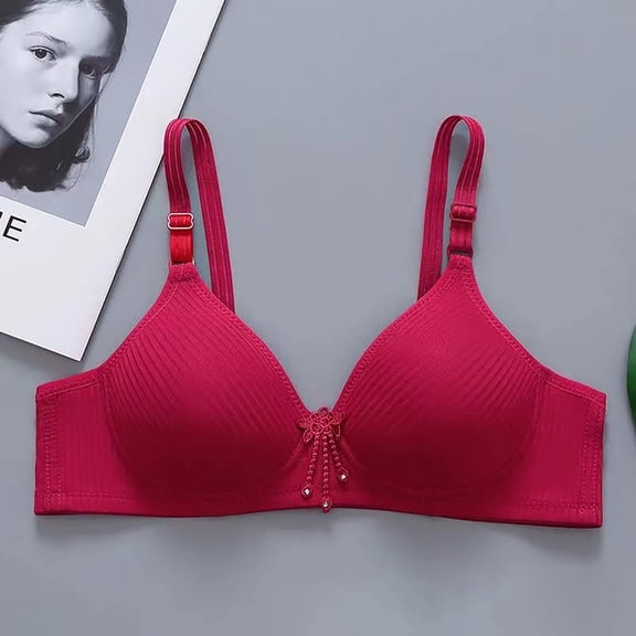 Ayfxijin Bras for Women No Underwire,Woman's Nursing Bra Front Release Glossy Breathable Bra Underwear No Rims