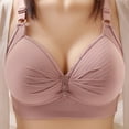 thumbnail image 1 of Ayfxijin Bras for Women No Underwire,Woman's Printing Gathered Together Large Size Daily Bra Underwear No Rims, 1 of 3