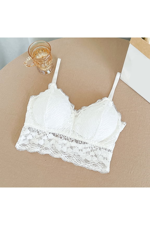 Bras for Women No Underwire,Women Underwired With Breast Pad Sexy Lace Lingerie Everyday Bras