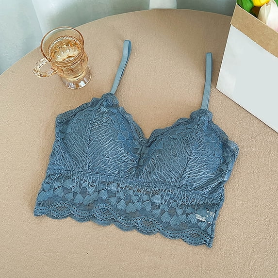 Ayfxijin Bras for Women No Underwire,Women Underwired With Breast Pad Sexy Lace Lingerie Everyday Bras