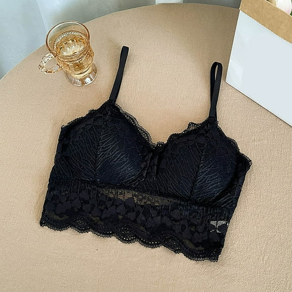 Ayfxijin Bras for Women No Underwire,Women Underwired With Breast Pad Sexy Lace Lingerie Everyday Bras