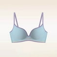 thumbnail image 1 of Ayfxijin Bras for Women No Underwire,Women's Solid Lifting Gathering Folding Sagging Bra Lingerie For Women Daily Bra, 1 of 2