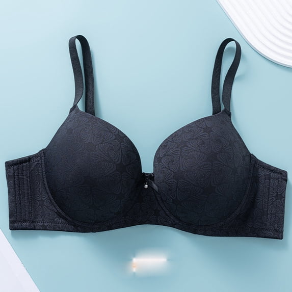 Ayfxijin Bras for Women,Women's Solid Color Maternity Sleeping Underwear WIth Underwear Women Daily Bra