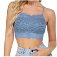thumbnail image 1 of Ayfxijin Bras for Women,Women's Solid Lace Wrapped Chest And Backless-thin Bra With Padding Underwear Daily Bra, 1 of 3