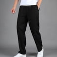 thumbnail image 1 of Ayfxijin Cargo Pants，Men's Casual Sport Pocket Drawstring Zipper Solid Color Elastic Waist Cargo Pants, 1 of 9