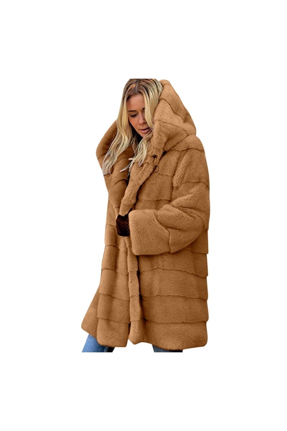 Fleece Jacket Womens Faux-Skin' Gilet Long Sleeve Waistcoat Body Warmer Jacket Coat Outwear