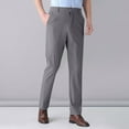 thumbnail image 1 of Ayfxijin Leggings for Men，Men's Straight Leg Daily Thin Casual Business Pants, 1 of 5