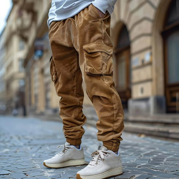 Ayfxijin Men's Pants Fashion Joggers Sports Pants - Pants Sweatpants Trousers Sweatpants for Men Long Pants