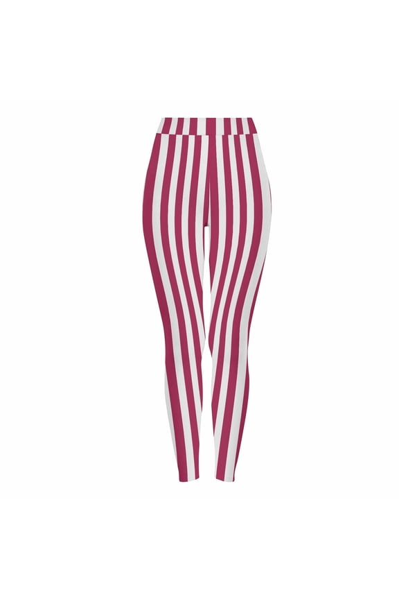 Pants Women's Striped Print Leggings Sports Fitness Pants Fitting Tight Peach Hip Yoga Pants Stretch Pants