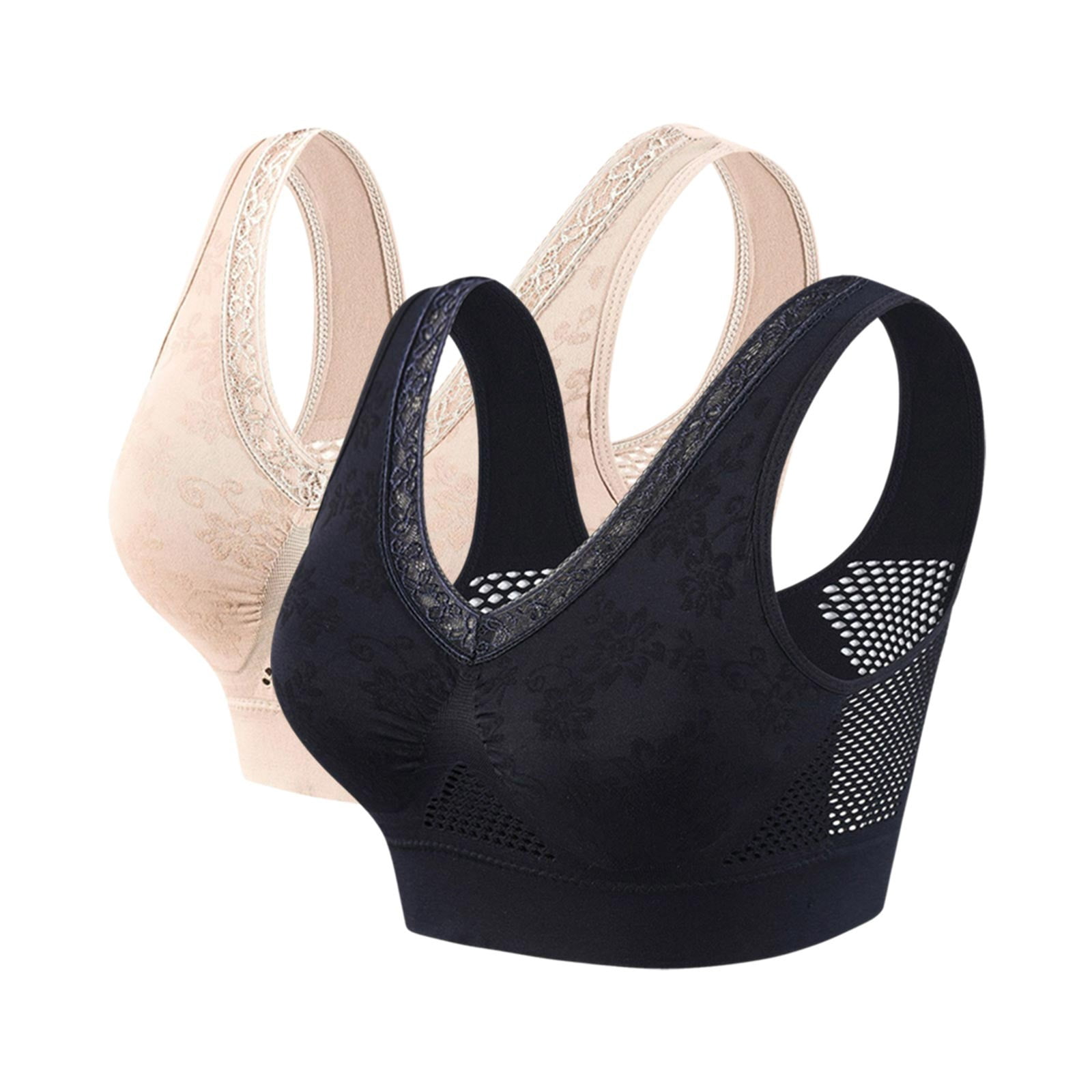 Ayfxijin Seamless Bra for Women Middle Aged And Elderly Bras Without ...