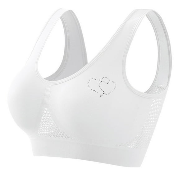 Ayfxijin Seamless Bras for Women Everyday Bra Seamless Sports Bra Wirefree Yoga Bra With Removable Pads