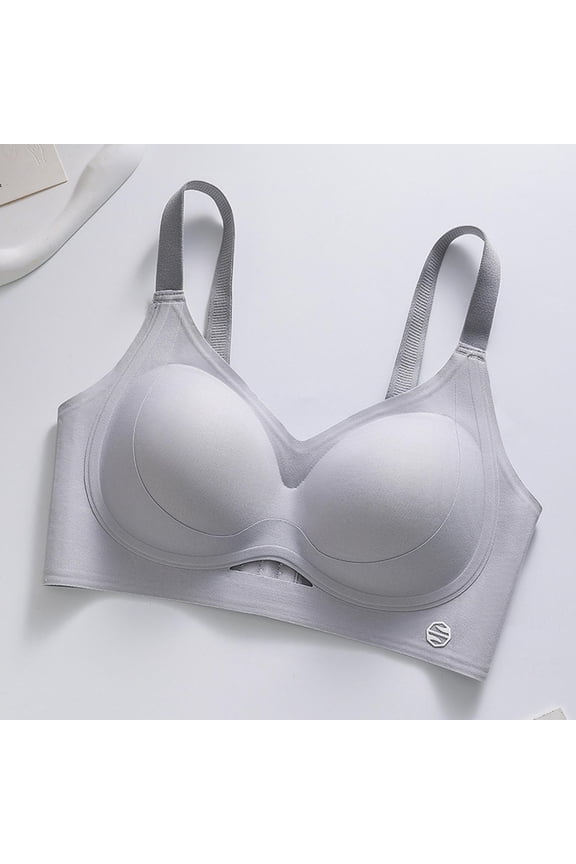 Seamless Bras for Women,Women's Soft Rubber Strips Thin Seamless Lifting And Comfortable Bra