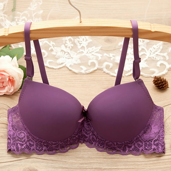 Ayfxijin Sports Bras for Women,Sexy Lace Strap Vest Women Wear Outside With Underlay French Top Bra Bra Underwear Bra