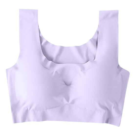 Ayfxijin Sports Bras for Women,Women's Plus Size Soft Bra Everyday Underwear Sexy Lightweight Bra