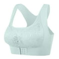 thumbnail image 1 of Ayfxijin Sports Bras for Women,Women's Seamless Lace Front Buckle Sports Bra Without Steel Ring Back Support Gathering, 1 of 3