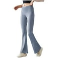 thumbnail image 1 of Ayfxijin Sweatpants Women，Women's High Waist Wide Leg Pants Workout Out Leggings Casual Trousers Yoga Gym Flare Pants, 1 of 5