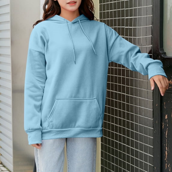 Ayfxijin Sweatshirt for Women,Women's Hoodies Pullover Long Sleeved Hooded Sweatshirt