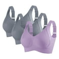 thumbnail image 1 of Ayfxijin Wireless Bra for Women,Bras Women Fashion Sports Bra Underwear Bra Everyday Underwear, 1 of 2