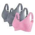 thumbnail image 1 of Ayfxijin Wireless Bra for Women,Bras Women Fashion Sports Bra Underwear Bra Everyday Underwear, 1 of 2