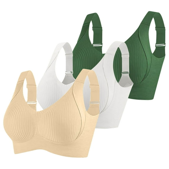 Ayfxijin Wireless Bras for Women,Women's Bra Fashion Sports Bra Underwear Bra Everyday Underwear