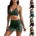 thumbnail image 1 of Ayfxijin Women's Fashion Tie Side Bikini,Stylish Two-Piece Split Swimsuit Set S-XXL, 1 of 7