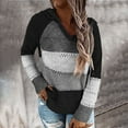 thumbnail image 1 of Ayfxijin Women's Hoodies Pullover Casual Christmas Printed Pullover Round-Neck Long Sleeve Buttons Blouse Tops, 1 of 5