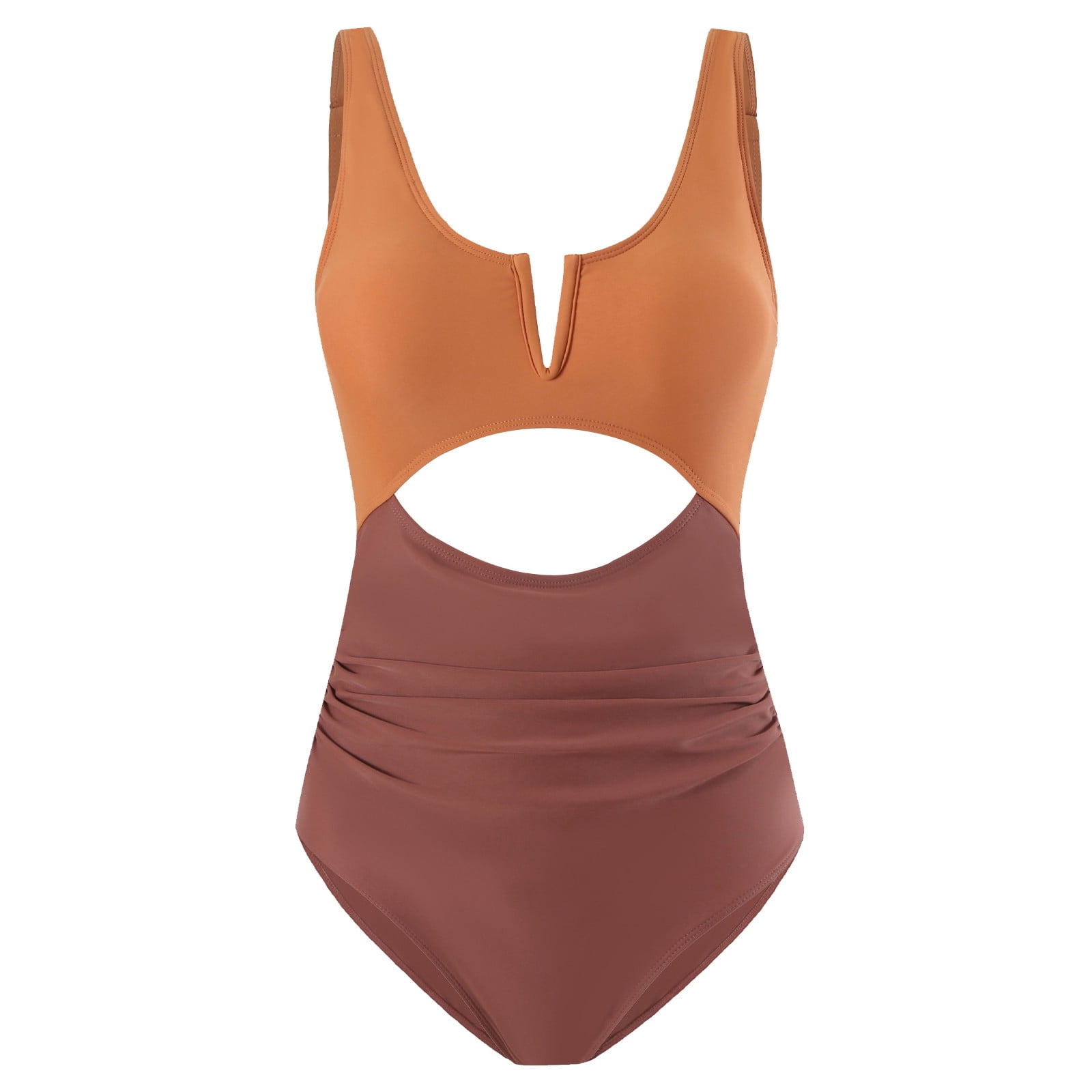 Ayfxijin Women's One Piece Bathing Suit, Cutout High Leg Swimwear, S-XL ...