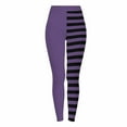 thumbnail image 1 of Ayfxijin Women's Sweat Pants Halloween Striped Print Leggings Sports Fitness Pants Tight Peach Hip Yoga Stretch Pants, 1 of 9