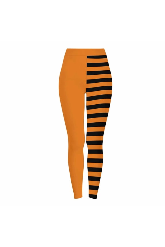 Women's Work Pants Striped Print Leggings Sports Fitness Pants Fitting Tight Peach Hip Yoga Stretch Pants