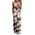 thumbnail image 1 of Ayfxijin Work Pants Women Fashion Casual Loose Printed Pockets Sleeveless Back Strap Jumpsuit, 1 of 5