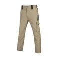 thumbnail image 1 of Ayfxijin Work Pants for Men，Men's Solid Color Drawstring Elastic Multi Pocket Workwear Pants, 1 of 6
