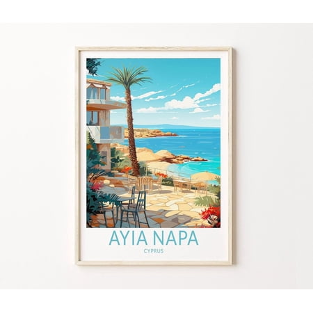Ayia Napa Cyprus City Travel Home Decor