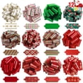 thumbnail image 1 of Ayieyill 12pcs Christmas Bows, Easy and Fast Christmas Holiday Gift Bows, Christmas Bows for Gift Wrapping, 1 of 7