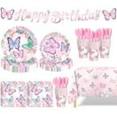 32 PCS For Zombie Theme For High Birthday Party Decorations,With 1 Happy Birthday Banner Garland,13 Cupcake Toppers,18 Balloons for Children Party Decorations