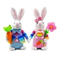 thumbnail image 1 of Ayieyill Easter Gnomes, Indoor Easter Decoration for The Home, Easter Decor Flocked Bunny Gnome Plush (2Pcs), 1 of 7