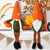 Ayieyill 2 Pack Halloween Gnomes Decorations Plush Decor,  Handmade Swedish Gnomes Plush Table Ornament Halloween Decorations Party Supplies Kids Gift