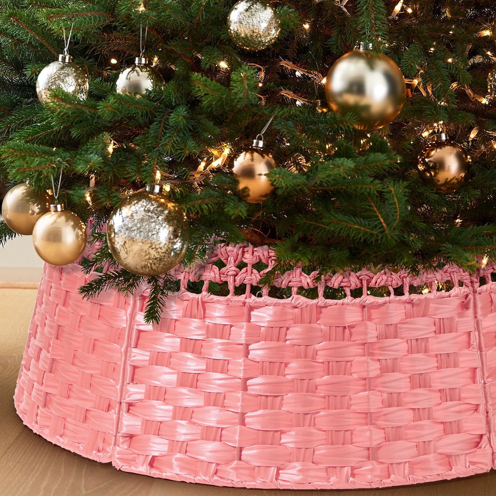 Ayieyill 26 Inch Christmas Tree Collar, Christmas Tree Stand Cover 