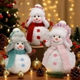 thumbnail image 1 of Ayieyill 3pcs Christmas Snowman Plush, Snowman Gnome for Winter Christmas, Tabletop Christmas Decorations Indoor, 1 of 8