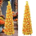 thumbnail image 1 of Ayieyill 5Ft Fall Tree Pop up Pencil Tree Collapsible Maple Tree for Indoor Outdoor Thanksgiving Decorations Autumn Harvest, 1 of 7