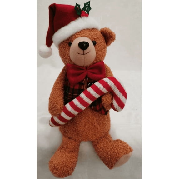 Ayieyill Angel Treetop, 12-Inch, Christmas Angel Tree Topper, Lighted Angel Tree Topper White -Christmas Tree Topper Decoration Ornament(Bear)