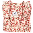 thumbnail image 1 of Ayieyill Corduroy Tote Bag with Inner Pocket, Large Canvas Shoulder Bag for Women and Girls, 1 of 8