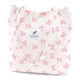 thumbnail image 1 of Ayieyill Corduroy Tote Bag for Women Girl Canvas Shoulder Cord Purse with Inner Pocket (Bowknot), 1 of 6