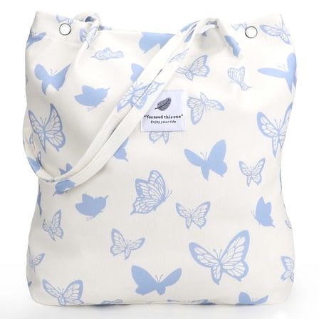 Ayieyill Corduroy Tote Bag for Women Girl Lady Large Corduroy Bag Canvas Shoulder Bag and Handbags with Inner Pocket