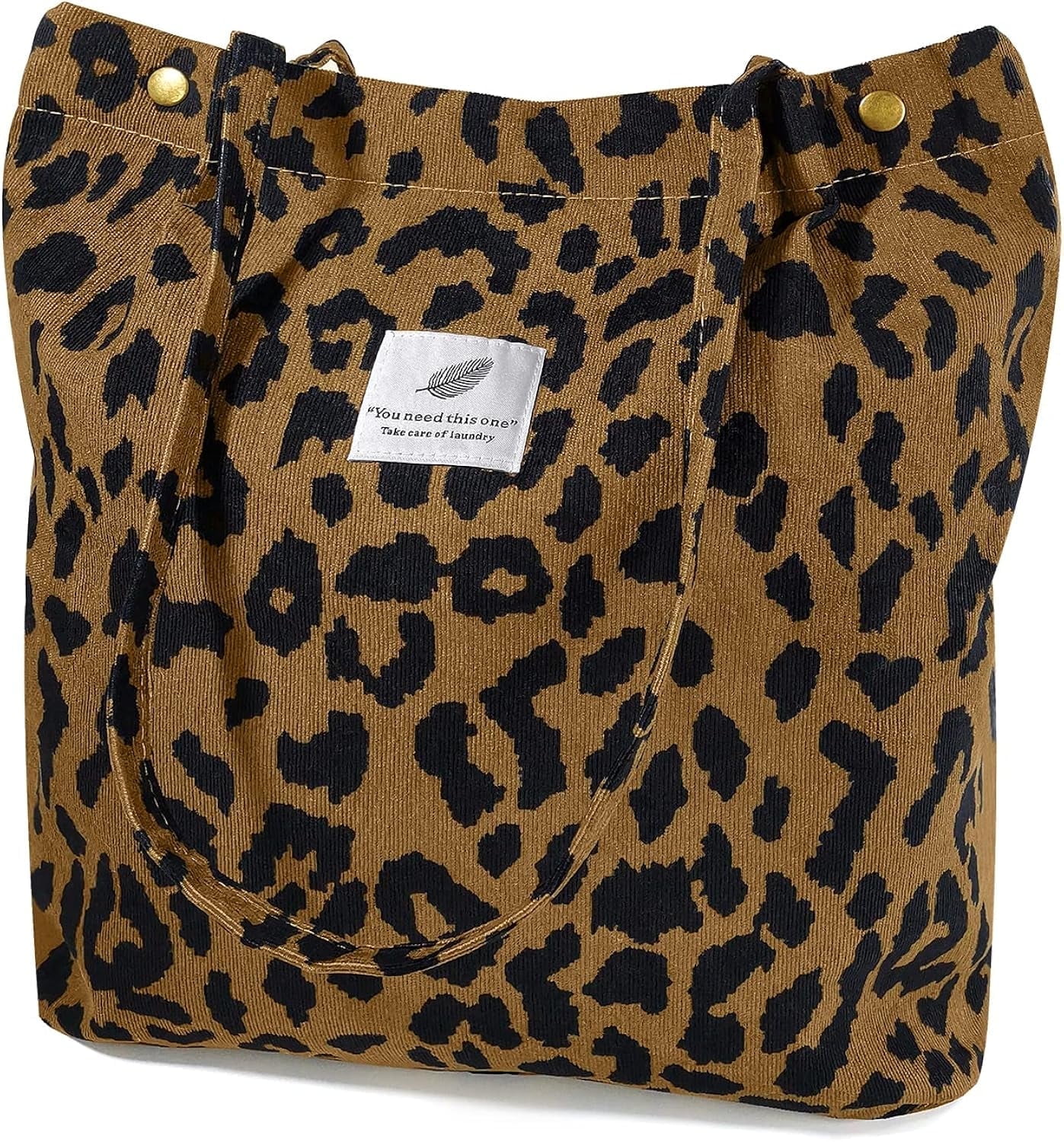 Ayieyill Large Corduroy Shoulder Tote Bag – Everyday Style
